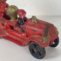 Unbranded Steam Pumper Fire Truck 4 1/2" Red Cast Iron - $18.99
