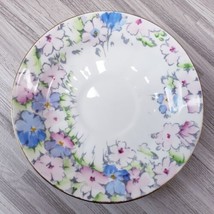 Crown Staffordshire Pink &amp; Blue Floral 5.5 Fine Bone China Saucer - £11.56 GBP