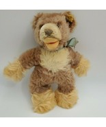 Vintage Steiff Bear Lully 8&quot; Inches Mohair Jointed Head working squeaker  - $29.69