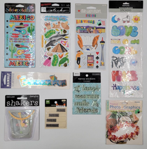 Scrapbooking Stickers Pictures Vacation Fun Travel Summer Fun Lot of 9 Packs - $11.00