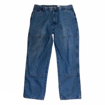 Vtg Dickies Mens Denim 100% Cotton 6 Pocket Blue Jeans, Size 42 x 32 - £23.50 GBP
