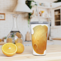 Cheese Plastic Tumbler with Straw - £15.17 GBP