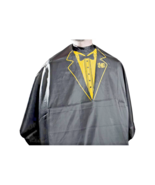 MD Tuxedo Cape for Barbers and Stylists (Black &amp; Gold) NEW - $22.71