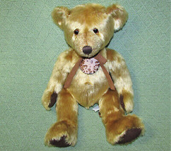 THOMAS KINKADE TEDDY BEAR NANETTE STUFFED ANIMAL POINTS OF LIGHT RUSS PL... - $10.80