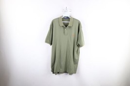 Vintage 90s Ralph Lauren Mens Large Faded Collared Golf Polo Shirt Moss Green - £31.51 GBP