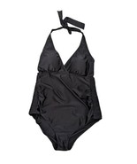 Motherhood Maternity Swimsuit Size Medium 1 Piece Black  MINT CONDITION  - $12.38