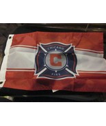 MLS Major League Soccer Chicago Fire One-Sided Flag 19.5&quot; X 12&quot; Brand New - £11.93 GBP