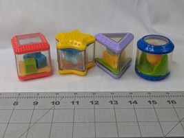 Fisher Price Peek a Blocks Shape Block Lot of 4 Replacement Sorter - $11.66