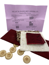 An item in the Crafts category: Heart and Hand Dry Goods Heart of the Home Pillow Kit NEW
