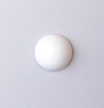 White Soft Dome Door Stop (2-Pack), 2 inches - $9.95