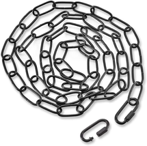 PEESIN Black Pendant Light Fixture Chain, 6 Feet Chandelier Chain, Hanging Chain - £12.02 GBP