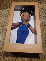 Target HarperIman Mia 14&quot; Plush Linen Doll Ethnic Handmade African Black BHM New - £31.65 GBP