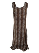 MPH Collection Cheetah Animal Print Dress XL Long Sleeveless - £23.37 GBP