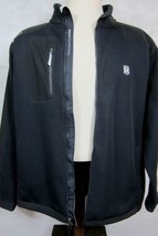 GORGEOUS Zero Restriction Black Full Zip Warm Golf Jacket Coat XXL - $125.99