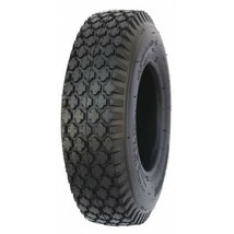 Replacement Tire Cart Lawn Mower Garden 4.10/3.50-5 Rubber Stud 2-Ply Yard Black - £28.83 GBP