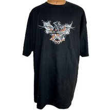 Vintage Harley Davidson Motorcycle Smoke Eagle T-Shirt Size 3XL 2003 Yor... - £23.44 GBP