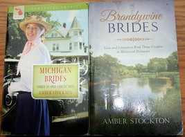 Lot 2 [Tiffany] Amber Stockton Short Story Collection Brandywine~Michigan Brides - £7.12 GBP