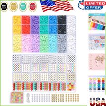 Deluxe Friendship Bracelet Making Kit with 6000 Clay Beads &amp; Letter Beads - $350.07 MXN