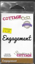 Cottage Cutz. Engagement Die. Ref:039. Die Cutting Cardmaking Scrapbooki... - $6.28