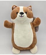 Squishmallows Reginald Corgi Dog Hug Mees 10&quot; Plush Beige Kellytoy 2021 NWT - $405.04 MXN