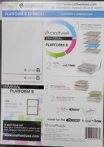 Craftwell Universal Platform B 2- Pack 8.5”x12” EB-BPB-2P eBosser &amp; cut ... - $19.99