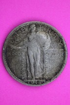 High Grade Full Date 1918 P  Standing Liberty Silver Quarter Key Date Coin 22 - $44.99