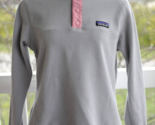 Patagonia Women Micro D Snap-T Fleece Pullover Drifter Grey Pink Size S ... - $30.00