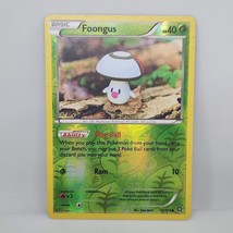 Pokemon Foongus XY Steam Siege 12/114 Common Reverse Holo Basic Grass TCG Card - £1.20 GBP