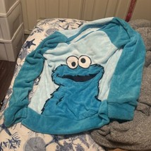 Cookie Monster Sweater  Blue Sesame Streetwear Y2K  Size M - $9.90