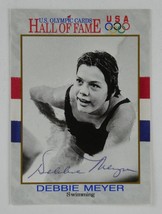 Debbie Meyer Signed 1991 US Olympic Cards Hall of Fame Card #34 Autographed - £11.83 GBP