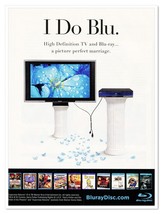 Blu-ray Disc &amp; HD TV A Perfect Marriage 2007 Full-Page Print Magazine Ad - £7.75 GBP