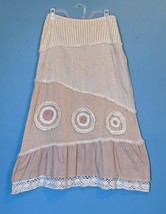 Vintage April Cornell Skirt Embroidered Flowered Skirt Medium - £32.05 GBP