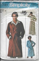 SIMPLICITY VINTAGE 1976 PATTERN 7741 SZ MD 38-40 UNISEX ROBE - £2.34 GBP