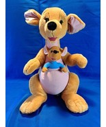 Disney Pooh Jumbo Kanga and Roo 21&quot; Large Plush Stuffed Kangaroo Toy Mattel - £55.22 GBP