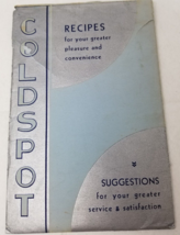 1935 Coldspot Refrigerator Order Receipt Operating Suggestions Factory T... - $18.95