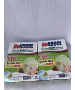 (2) BeKOOOL FEVER Cooling Vapor Sheets 4 GEL Sheets Lasts 8 hours Mint R... - $6.29
