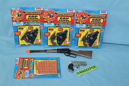 5 Super Bang Ja-Ru Toy Cap Gun Key Chains Toys With Strip Caps - £31.89 GBP