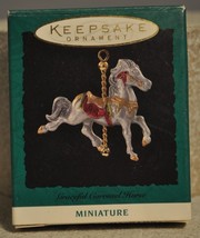 Hallmark - Graceful Carousel Horse - Pewter Miniature - Keepsake Ornament - £10.55 GBP
