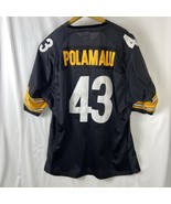 Polamalu Steelers Jersey Reebok On Field Size 54 Number 43 Pittsburgh Se... - $45.26 CAD