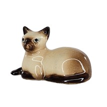 Hagen Renaker Siamese Cat Lying Down Miniature Figurine - £14.38 GBP