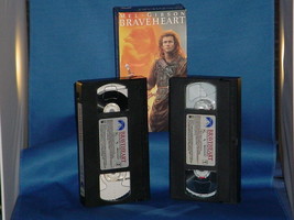 MEL GIBSON Braveheart  2 VHS Set SOPHIE MARCEAU PATRICK MCGOOHAN - £3.94 GBP