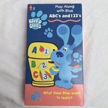 Blues Clues ABCs and 123s Nick Jr VHS 1999 - $10.00