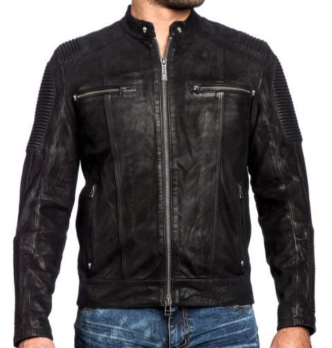 New Handmade Black Premium FURY Road Men’s Black Fashionable Leather Jacket 2019