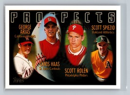 1996 Topps George Arias / Chris Haas / Scott Rolen / Scott Spiezio #434 ... - $2.09