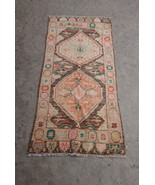 3x6 Oushak Colorful Boho Knotted Rug - $6,991.84 MXN