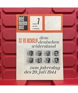 Brief Marken Post XX VII MCMXLIV Dem Deutschen Widerstand Stamp Book Vtg... - $18.40 CAD