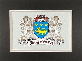 McGovern Irish Coat of Arms Print - Frameable 9&quot; x 12&quot; - $24.00