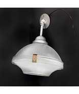 Vintage Holophane Pendant Ceiling Light Circa 1930 Art Deco Acorn Indust... - £406.83 GBP