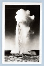 RPPC Old Faithful Geyser Yellowstone National Park UNP Haynes Postcard 13040 Q6 - £3.84 GBP