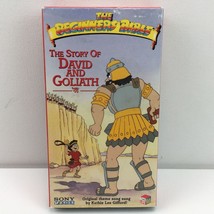 VHS The Beginners Bible The Story Of David And Goliath Animated LDS - £7.80 GBP
